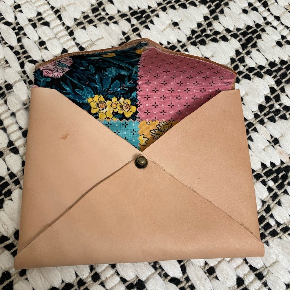 Handmade Vintage Leather Clutch